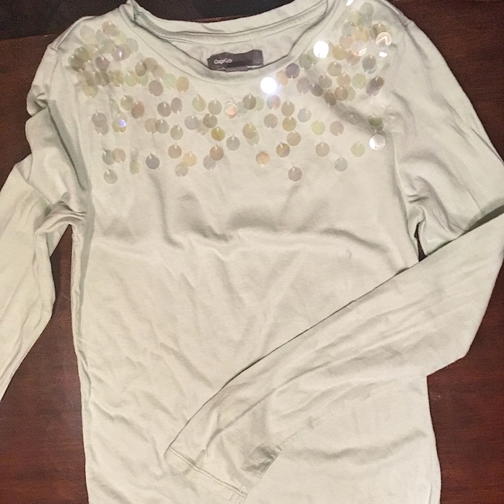 Adorable Aqua Long Sleeved Tee